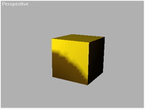 Imported Radiosity Mesh of a Box in Shaded Mode before TexPlode