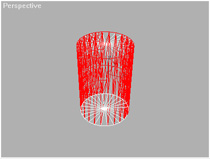 Cylinder Mesh - Inverted Selection - Side Faces Selected