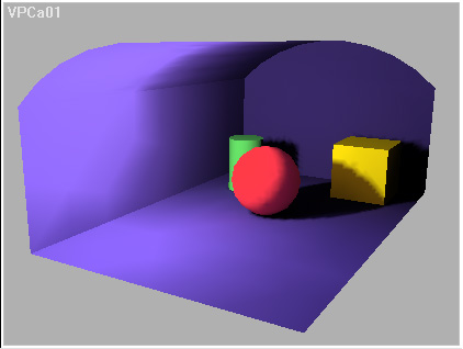 Radiosity Mesh - Shaded Mode