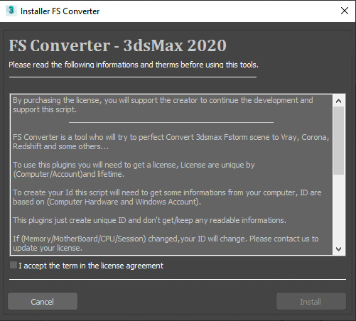 FStorm converter installer