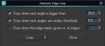 Heuristic Edge Select Dialog