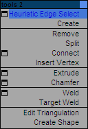 Heuristic Edge Select Quad Menu