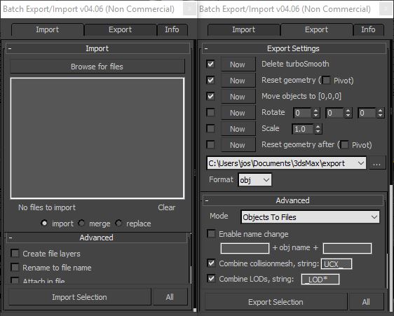 scramble arv med uret Batch Export/Import | ScriptSpot