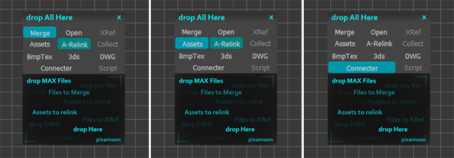 Tagged 'drag and drop batch multiple asset assets model 3d 3ds max file  bitmap bitmaps relink repath path merge open dwg drawing cad group auto  automatically drag'n'drop merging copy paste
