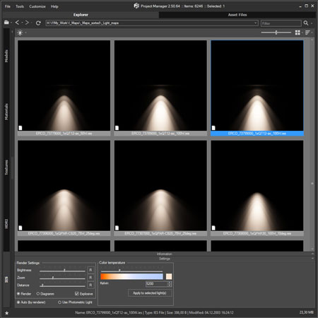 IES Photometric Browser