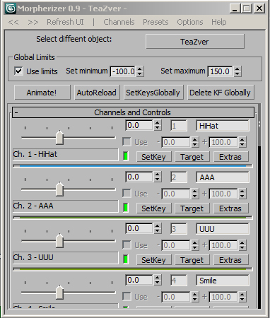 Morphizer 0.9 UI