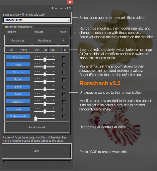 Rorschach 2.5 Interface